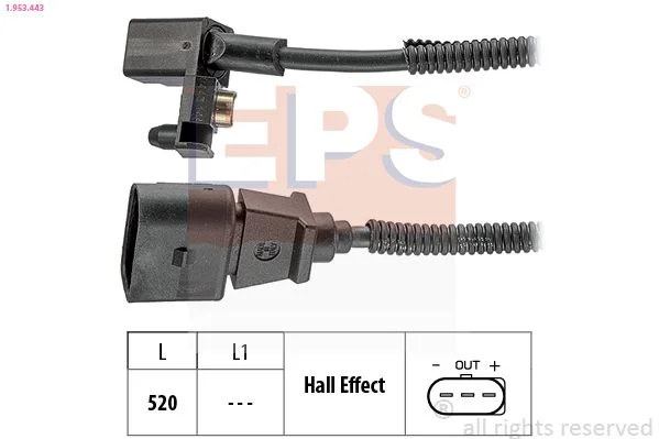 Sensor, crankshaft pulse EPS 1.953.443