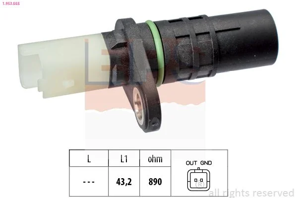 Sensor, crankshaft pulse EPS 1.953.555