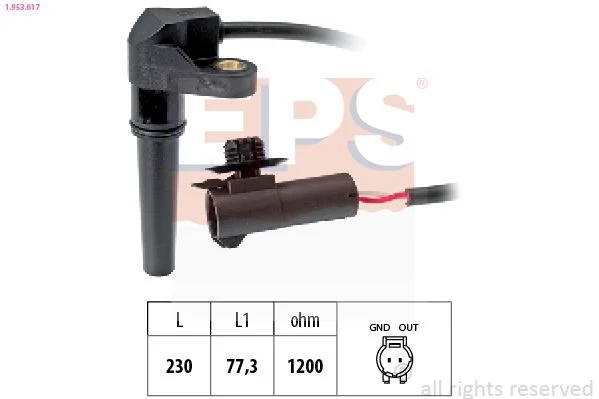 Senzor otáčok, automatická prevodovka EPS 1.953.617