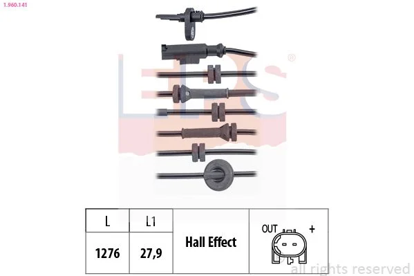 Sensor, wheel speed EPS 1.960.141