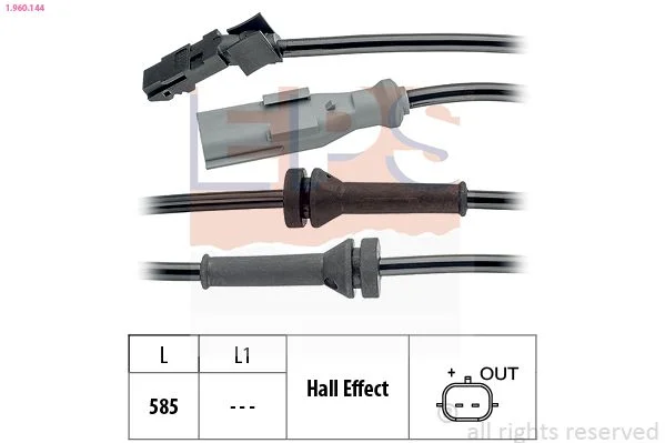 Sensor, wheel speed EPS 1.960.144