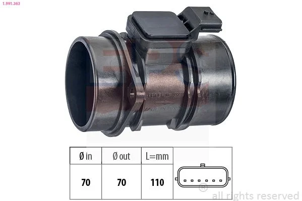 Senzor hmotnostného prietoku vzduchu EPS 1.991.363