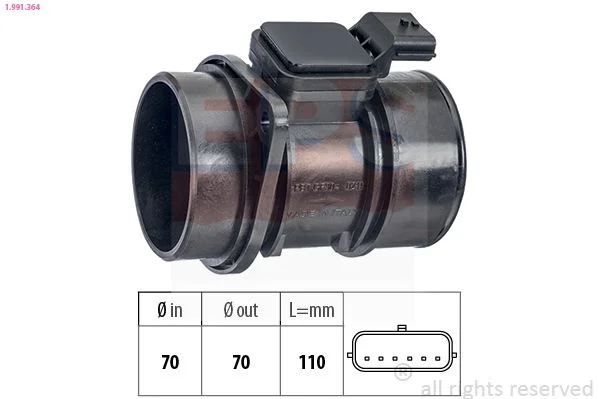 Senzor hmotnostného prietoku vzduchu EPS 1.991.364