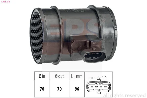 Mass Air Flow Sensor EPS 1.991.413