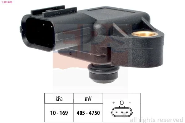 Air Pressure Sensor, altitude adaption EPS 1.993.026