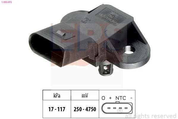 Air Pressure Sensor, altitude adaption EPS 1.993.072