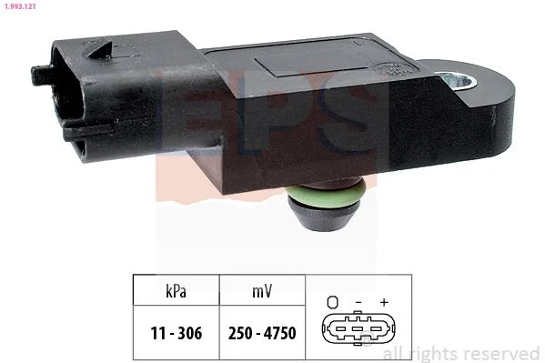 Air Pressure Sensor, altitude adaption EPS 1.993.121