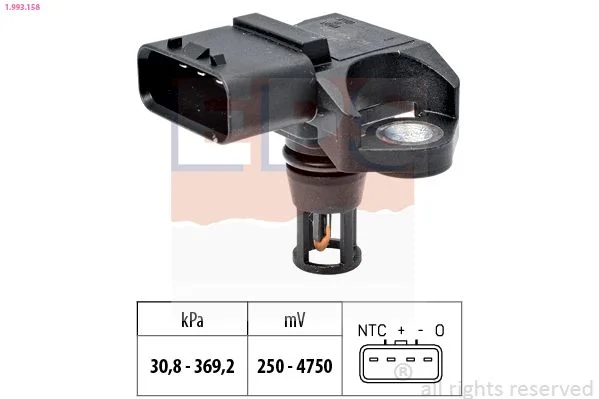 Air Pressure Sensor, altitude adaption EPS 1.993.158
