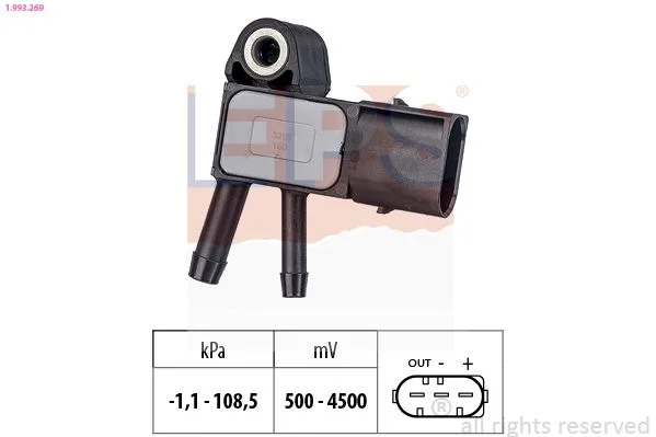 Air Pressure Sensor, altitude adaption EPS 1.993.269