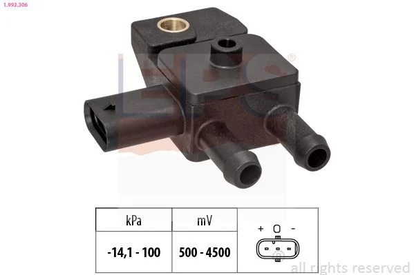 Sensor, exhaust pressure EPS 1.993.306