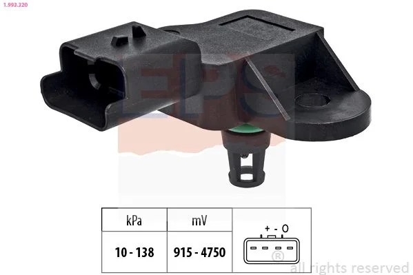 Air Pressure Sensor, altitude adaption EPS 1.993.320
