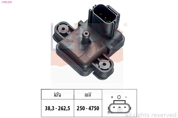 Air Pressure Sensor, altitude adaption EPS 1.993.355
