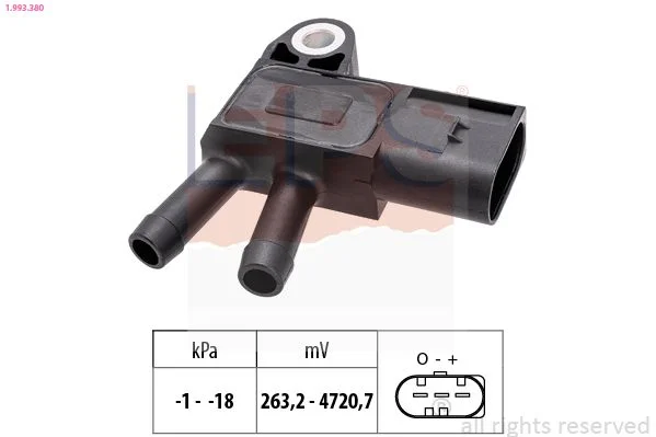 Sensor, exhaust pressure EPS 1.993.380