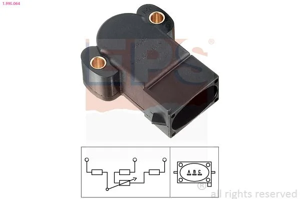 Sensor, throttle position EPS 1.995.064