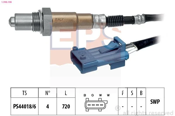 Oxygen Sensor EPS 1.998.198