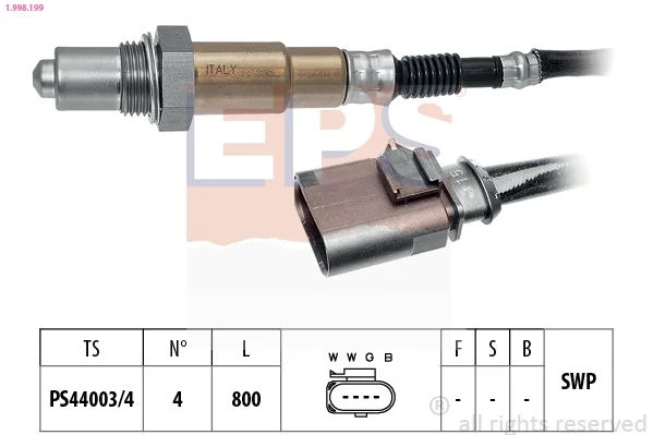 Oxygen Sensor EPS 1.998.199