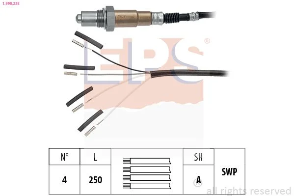 Oxygen Sensor EPS 1.998.235