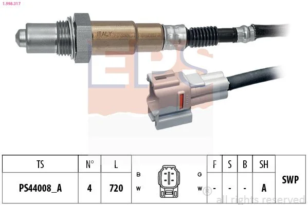 Oxygen Sensor EPS 1.998.317