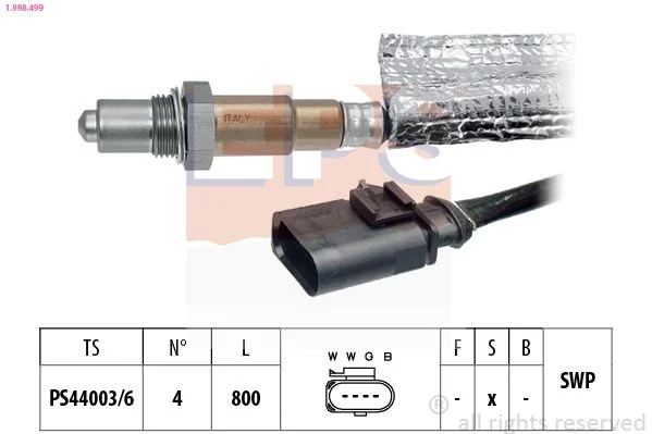 Oxygen Sensor EPS 1.998.499