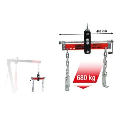 Zariadenie na polohovanie nákladu, dielenská žeriav ks tools 160.1291