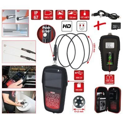 Vaizdo endoskopų rinkinys KS TOOLS 550.7530