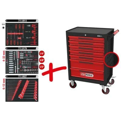 Įrankių vežimėlis KS TOOLS 897.7215