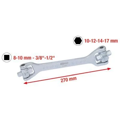 Kľúč na olejovú vaňu KS TOOLS 150.9302