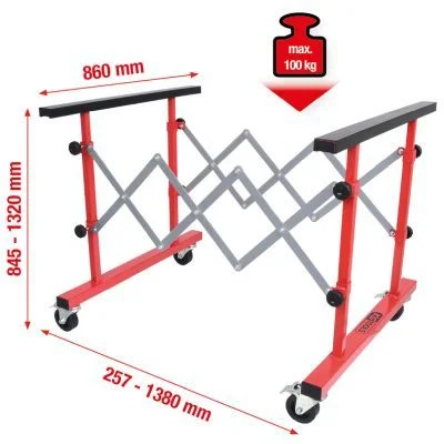 Transportavimo vežimėlis, krovinio laikiklis ks tools 500.8100