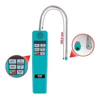 Nuotėkių aptikimo prietaisas, oro kondicionavimas KS TOOLS 550.1192
