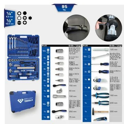 Įrankių rinkinys KS TOOLS BT024095