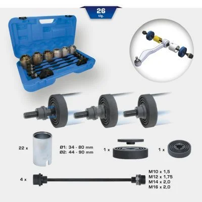 Skirtuvo rinkinys, skersinės vairo trauklės galas KS TOOLS BT672450