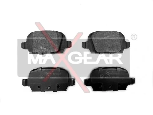 Sada brzdových platničiek, kotúčová brzda MAXGEAR 19-0451