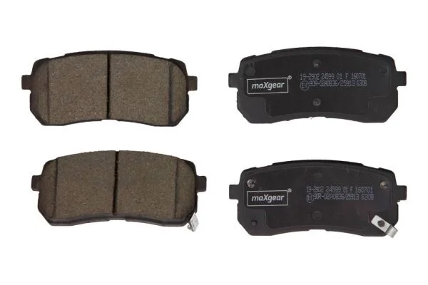 Sada brzdových platničiek, kotúčová brzda MAXGEAR 19-2902