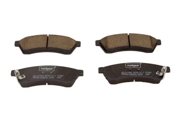 Brake Pad Set, disc brake MAXGEAR 19-2908