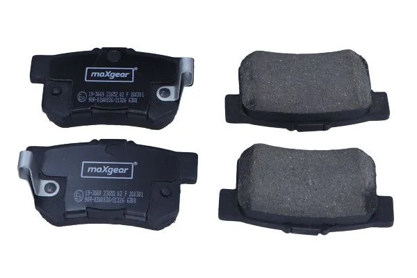 Sada brzdových platničiek, kotúčová brzda MAXGEAR 19-3669