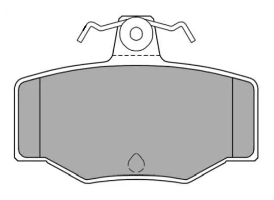 Stabdžių trinkelių rinkinys, diskinis stabdys fremax FBP-0789