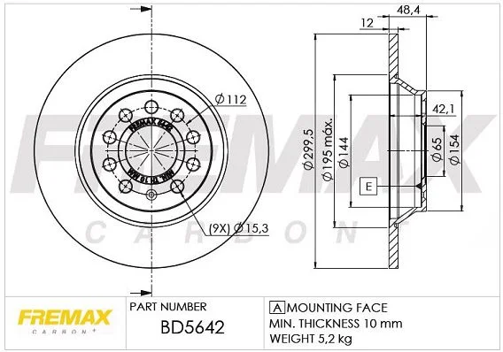 Brake Disc FREMAX BD-5642