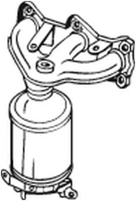 Catalytic Converter BOSAL 090-818