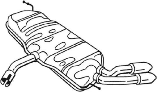 Rear Muffler BOSAL 105-067