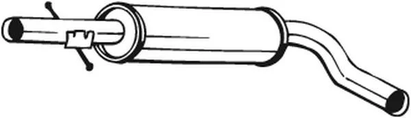 Vidurinis duslintuvas BOSAL 105-109