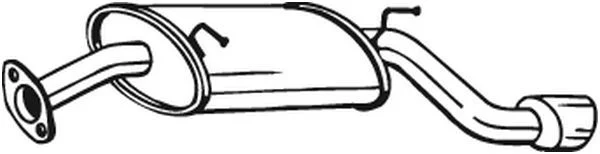 Galinis duslintuvas BOSAL 128-003