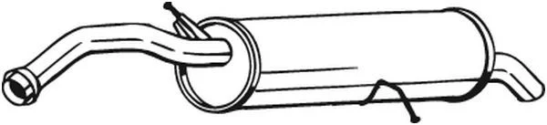 Rear Muffler BOSAL 135-093