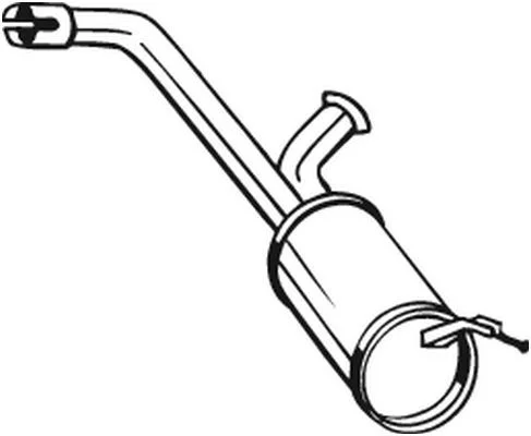 Stredový tlmič výfuku BOSAL 135-095