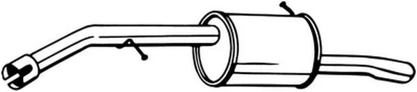Galinis duslintuvas BOSAL 135-141