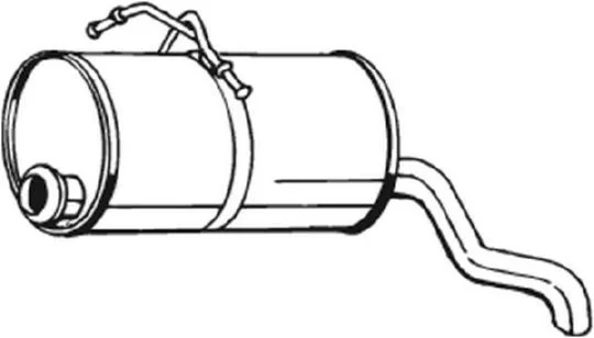 Galinis duslintuvas BOSAL 135225