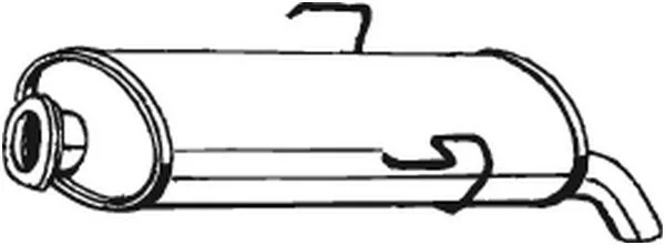 Galinis duslintuvas BOSAL 135-419