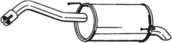 Zadný tlmič výfuku BOSAL 145-127