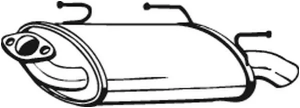 Rear Muffler BOSAL 145-503