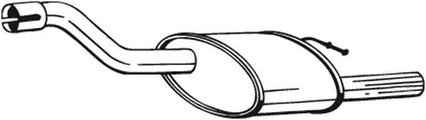 Rear Muffler BOSAL 154373