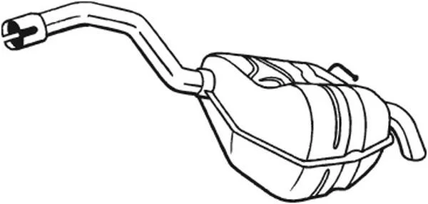 Zadný tlmič výfuku BOSAL 154-449